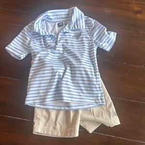 24 Months New Balance golf polo and shorts